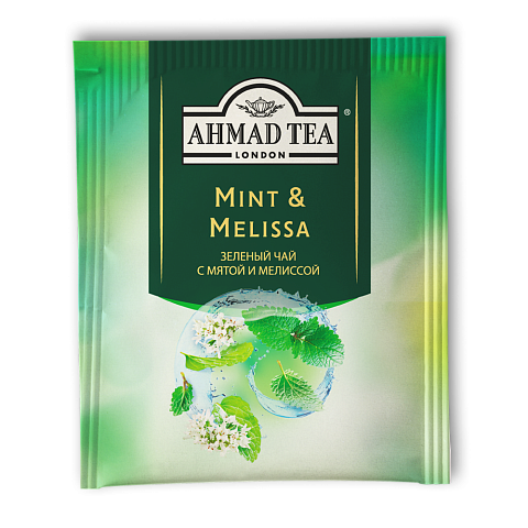 2258 Чай зеленый Мята-Мелисса с мятой и мелиссой, р/п  с ярлыком 25х1,8г в фольге